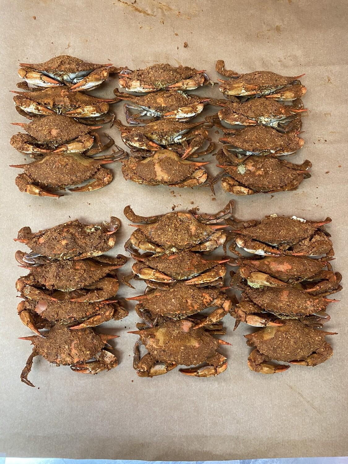 Premium Female Maryland Crabs By The 1/2 Bushel Vinces Crab House